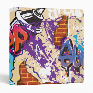 Urban Hip Hop Graffiti Wall. Binder