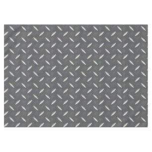 Urban Industrial Metallic Texture Print Tablecloth
