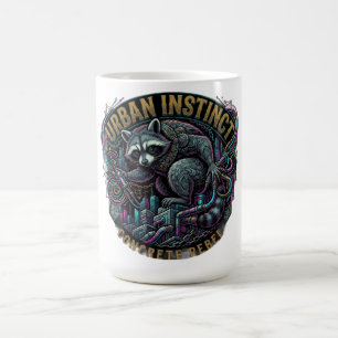 Urban Instinct Raccoon Long Sleeve Coffee Mug