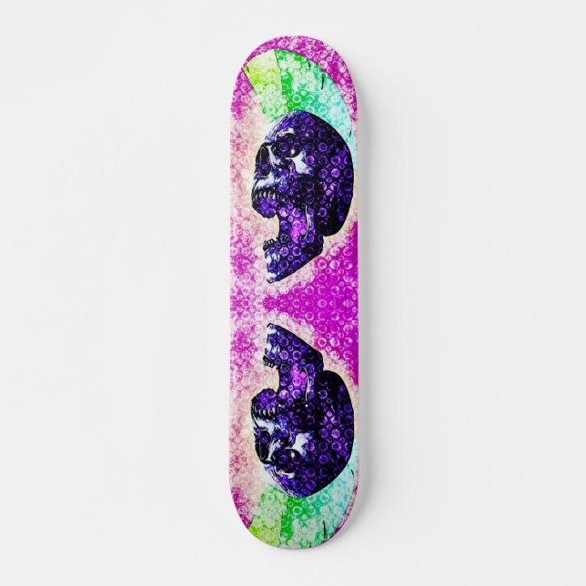 Urban Johnny Skull Rave Grunge Element Trick Deck Skateboard (Front)