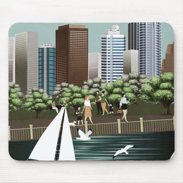 Urban landscape mouse pad (Front)