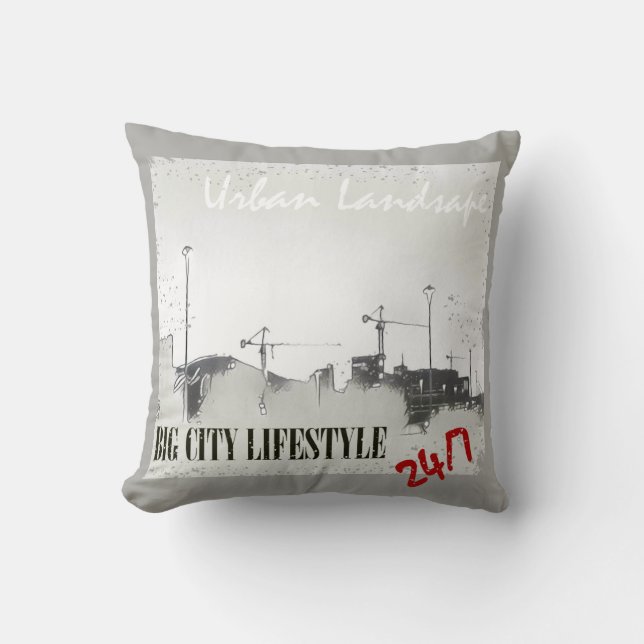 Urban Landscape Pillow (Front)