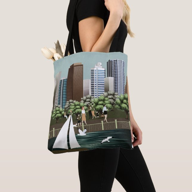 Urban landscape tote bag (Close Up)