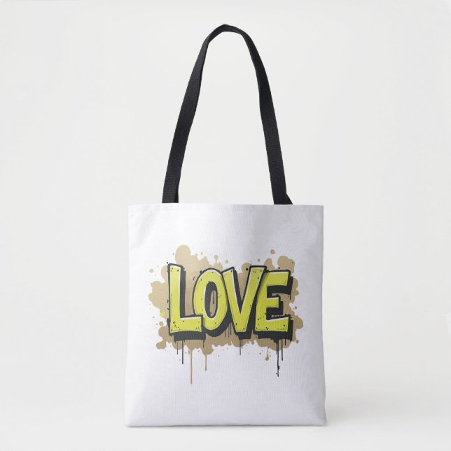 Urban Love Bloom Tote Bag (Front)
