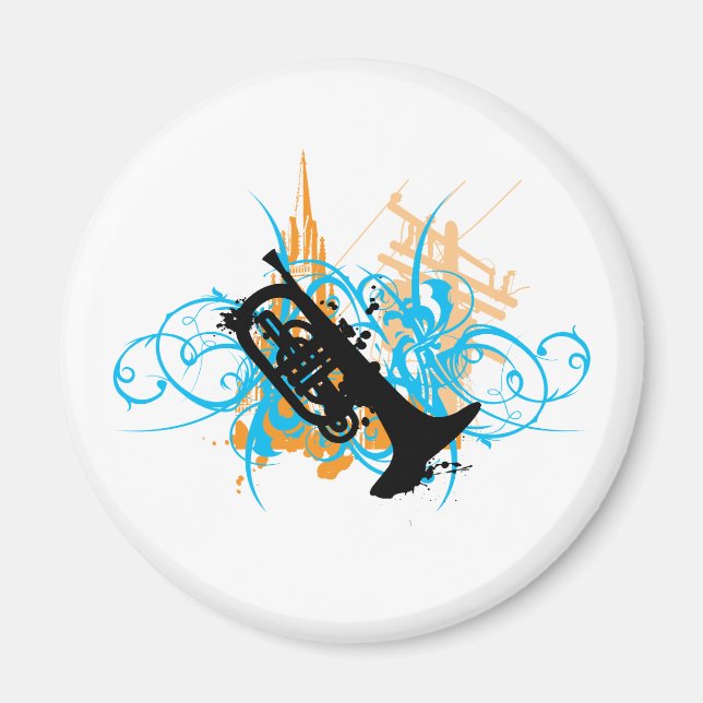 Urban Mellophone Magnet (Front)