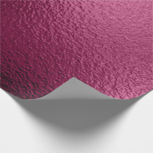 Urban Metallic Burgundy Beetroot Abstract Metallic Wrapping Paper