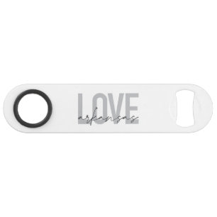 Urban, modern, simple, cool design Love Arkansas Bar Key