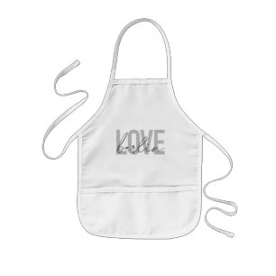 Urban, modern, simple, cool design Love Berlin Kids Apron