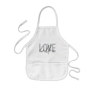 Urban, modern, simple, trendy design Love Dallas Kids Apron