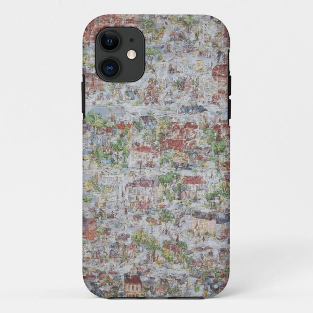 Urban Mosaic Art Mobile Case (Back)