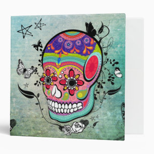 Urban Muerte Day of the Dead Illustrated Binder