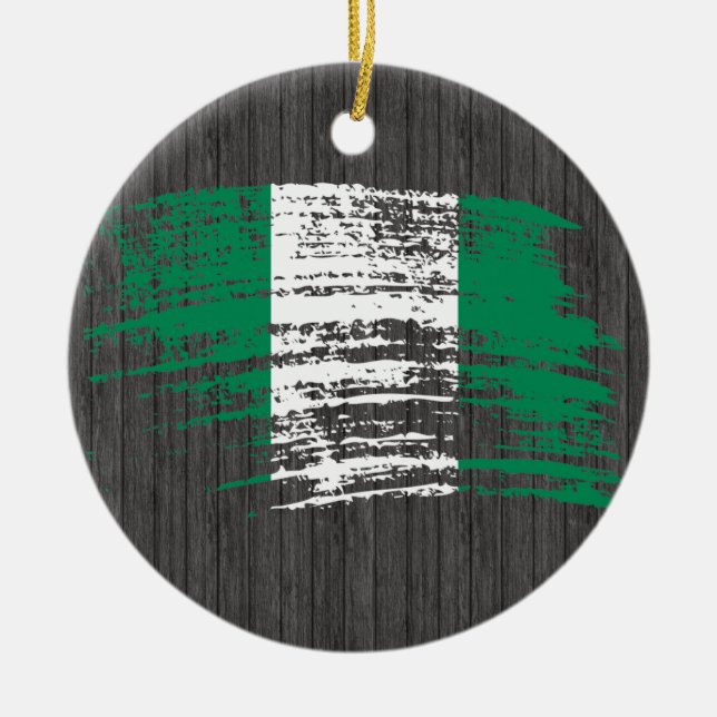 Urban Nigeria Ceramic Ornament (Front)