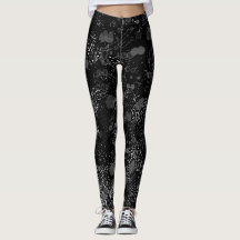Urban noir leggings for active lifestyle.