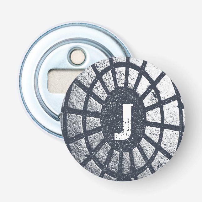 Urban Personalized Monogram Bottle Opener (Front)