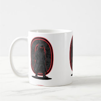 Urban Phantom Dark Techwear Hooded Figure Streetwe Coffee Mug