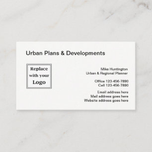 Urban Planning And Development Business Cards