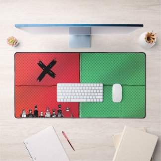Urban Pop Art Cross Desk Mat