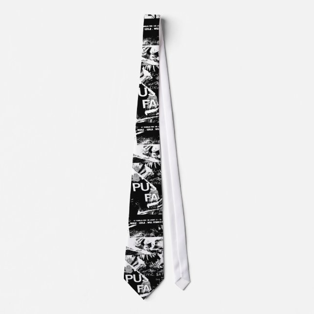 Urban Punk Graffiti Tie (Front)
