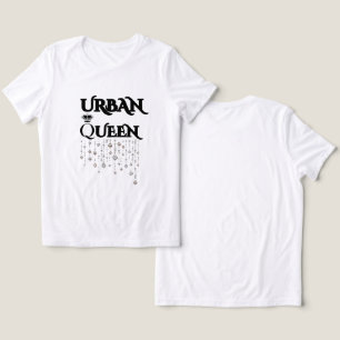 URBAN QUEEN RARE DIAMOND Print Women's black Tri-Blend Shirt
