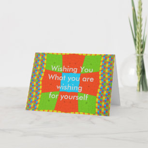 "Urban Quilt" European Geometric Pattern Art Card