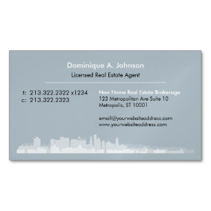 Urban Real Estate Custom Magnetic Business Card