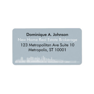 Urban Real Estate Custom Return Address Labels