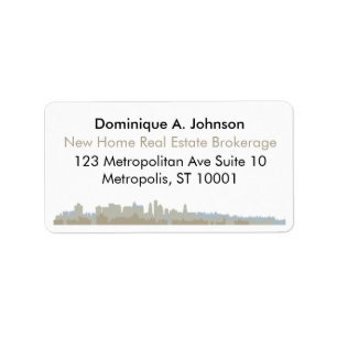 Urban Real Estate Custom Return Address Labels