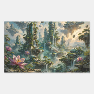 Urban Renewal Futuristic Post Apocalyptic City Sticker