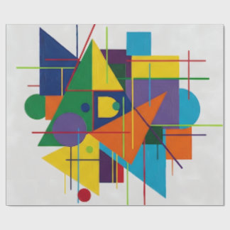 Urban Rhythm/Geometric design Wrapping Paper