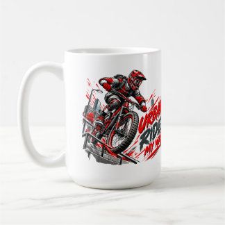 Urban Ride My Way – Extreme City Mountain Biking Coffee Mug