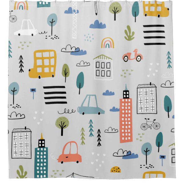 Urban Sketches: Kids Vintage Cityscape (Front)