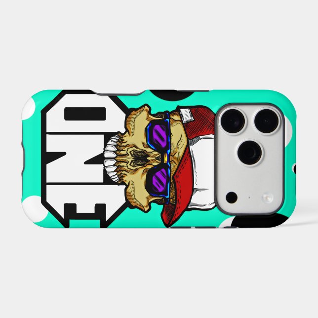 Urban Skull Pop Art Illustration  (Back (Horizontal))