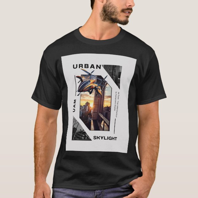 Urban Skylight for Air Taxi AAM UAM VTOL EVTOL T-Shirt (Front)