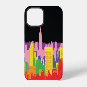 Urban Skyline: Night Rainbow Decor. iPhone 12 Case