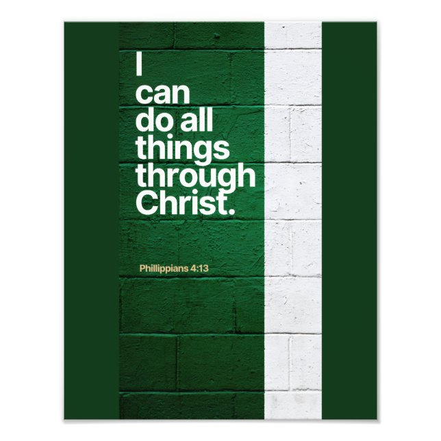Urban Soul Faith Scripture Photo Print (Front)