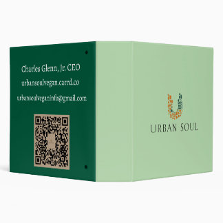 Urban Soul Vegan   Binder