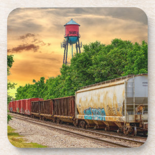 Urban Steam Punk Sunset Coaster