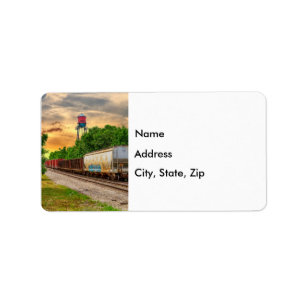 Urban Steam Punk Sunset Mailing Étiquettes