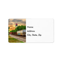 Urban Steam Punk Sunset Mailing Labels