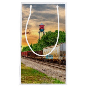Urban Steam Punk Sunset Small Gift Bag