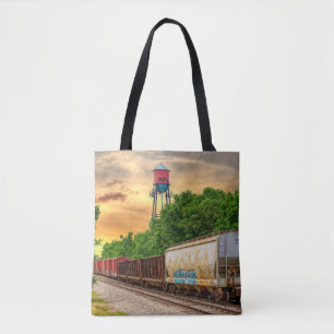 Urban Steam Punk Sunset Tote Bag