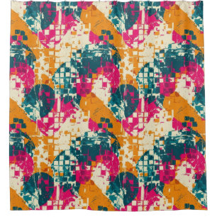 Urban Street Art Abstract Colour Block Pattern