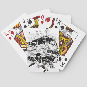 Urban Street Art Abstract Shattered Vintage Van Playing Cards
