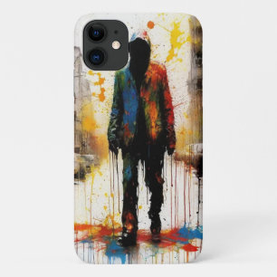 Urban Street Art Drip Painting iPhone 11 Case