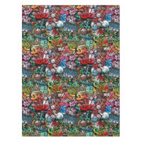 Urban street art Graffiti characters pattern