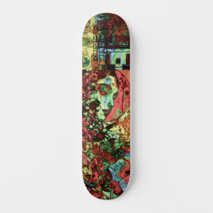 Urban Street Art Inspired Abstract Grunge  Skateboard