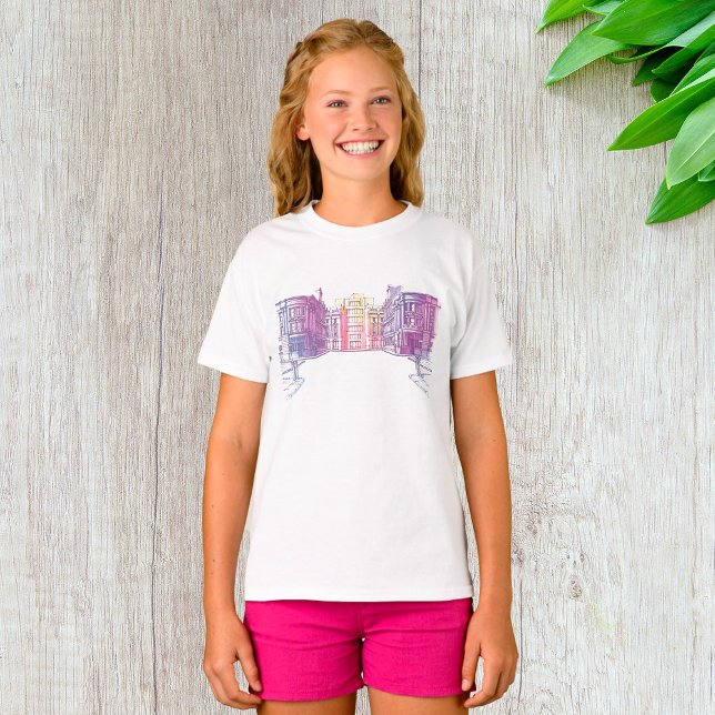 Urban Street Illustration T-Shirt (Creator Uploaded)
