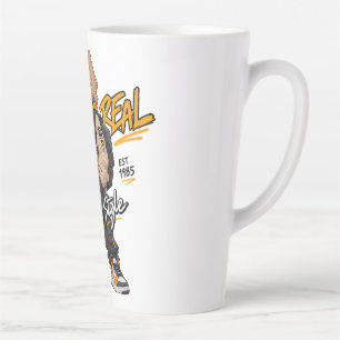 Urban Streetwear Fashion Character – Cool Graffiti Latte Mug