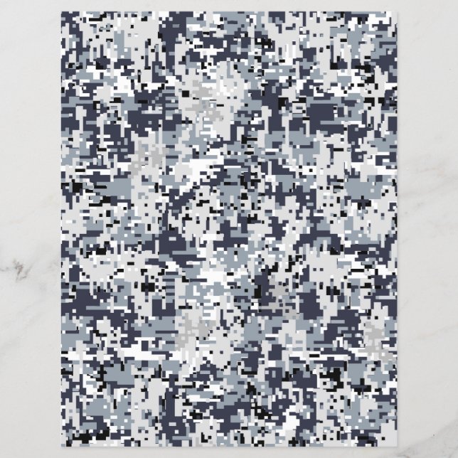 Urban Style Digital Camouflage Decor Flyer (Front)