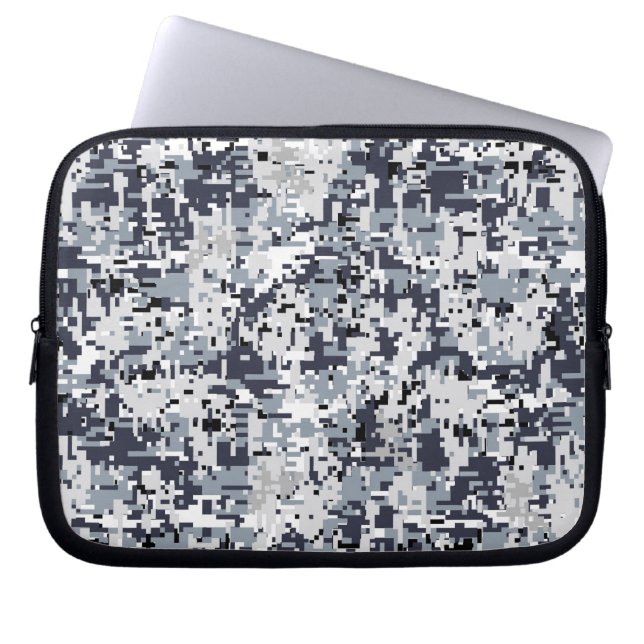Urban Style Digital Camouflage Decor Laptop Sleeve (Front)